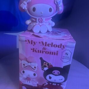 Sanrio My Melody & My Melody Diana chaser Rose and Earl Pink and White Figure